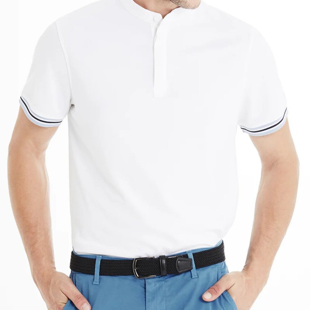 AG Green Label Haskett Men's Golf Polo Bright White